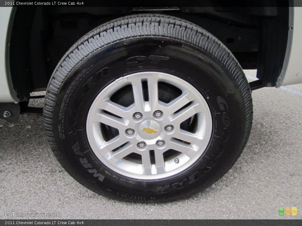 2011 Chevrolet Colorado LT Crew Cab 4x4 Wheel and Tire Photo #58139741