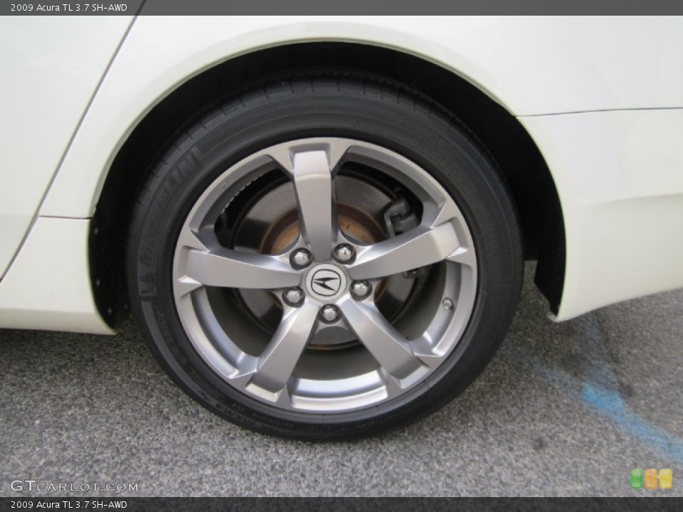 2009 Acura TL 3.7 SH-AWD Wheel and Tire Photo #58139996