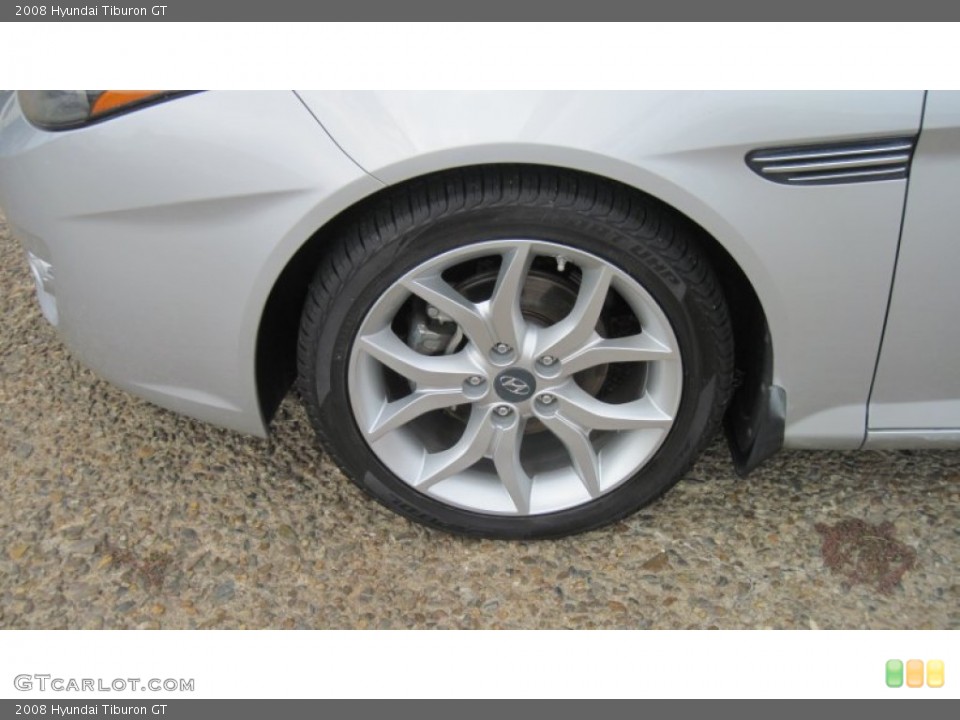 2008 Hyundai Tiburon GT Wheel and Tire Photo #58145063