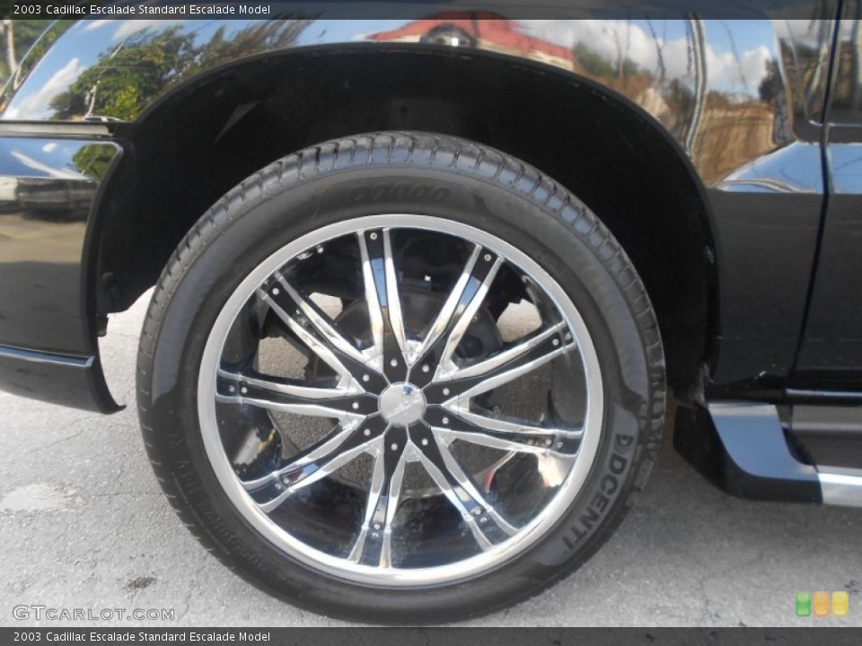 2003 Cadillac Escalade Custom Wheel and Tire Photo #58147349