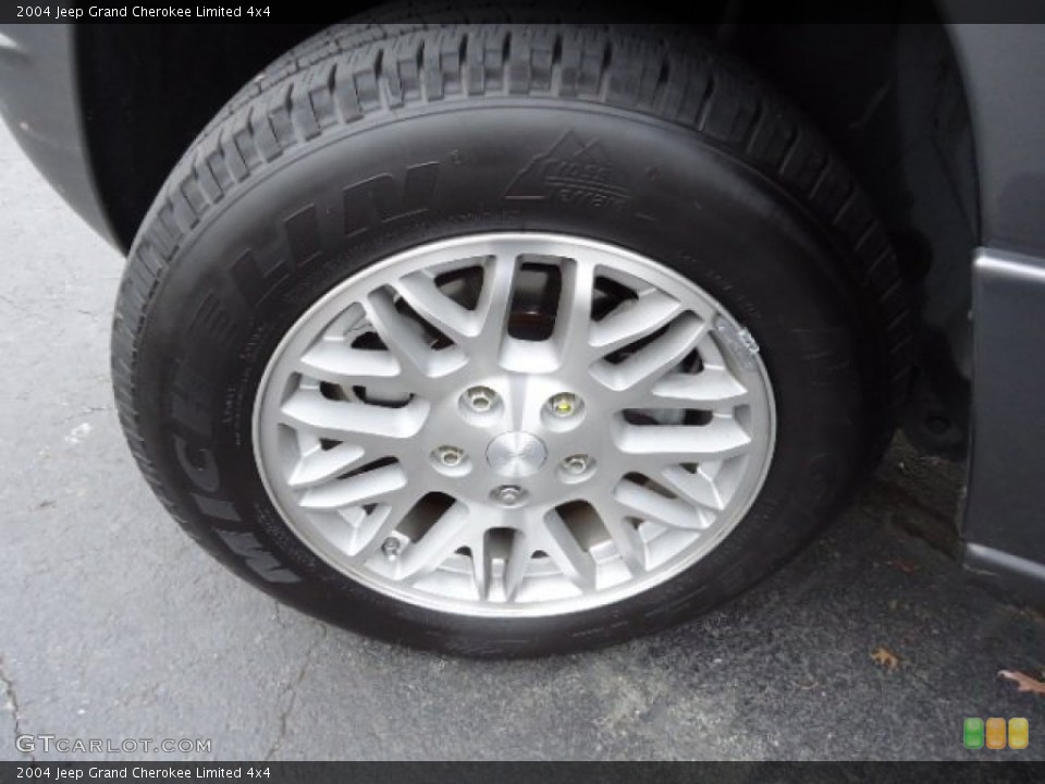 2004 Jeep Grand Cherokee Limited 4x4 Wheel and Tire Photo #58150139