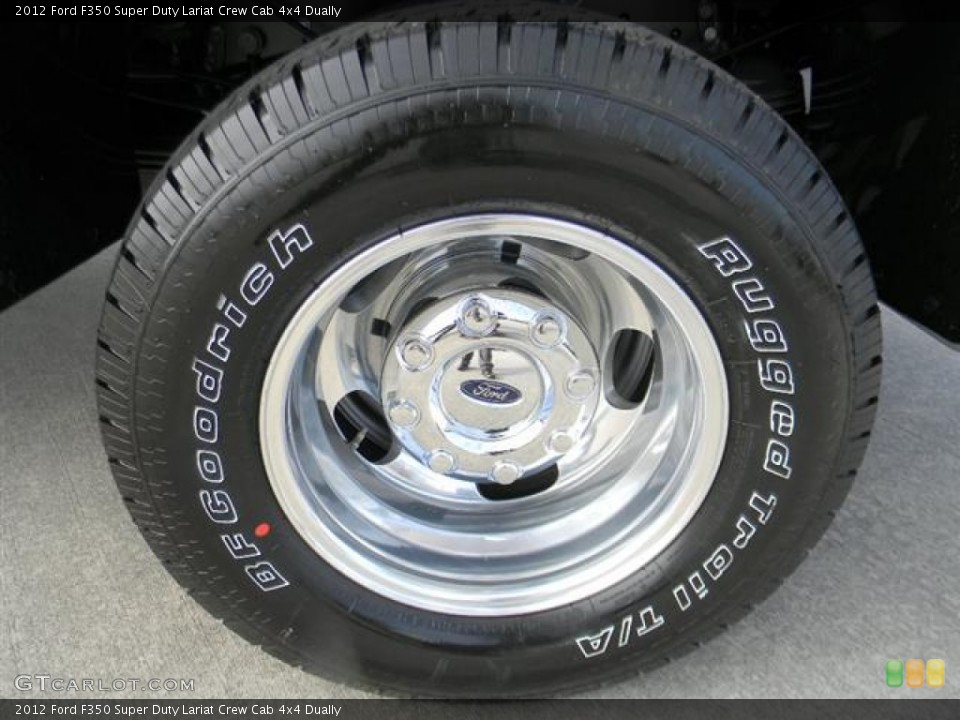 2012 Ford F350 Super Duty Lariat Crew Cab 4x4 Dually Wheel and Tire Photo #58152860