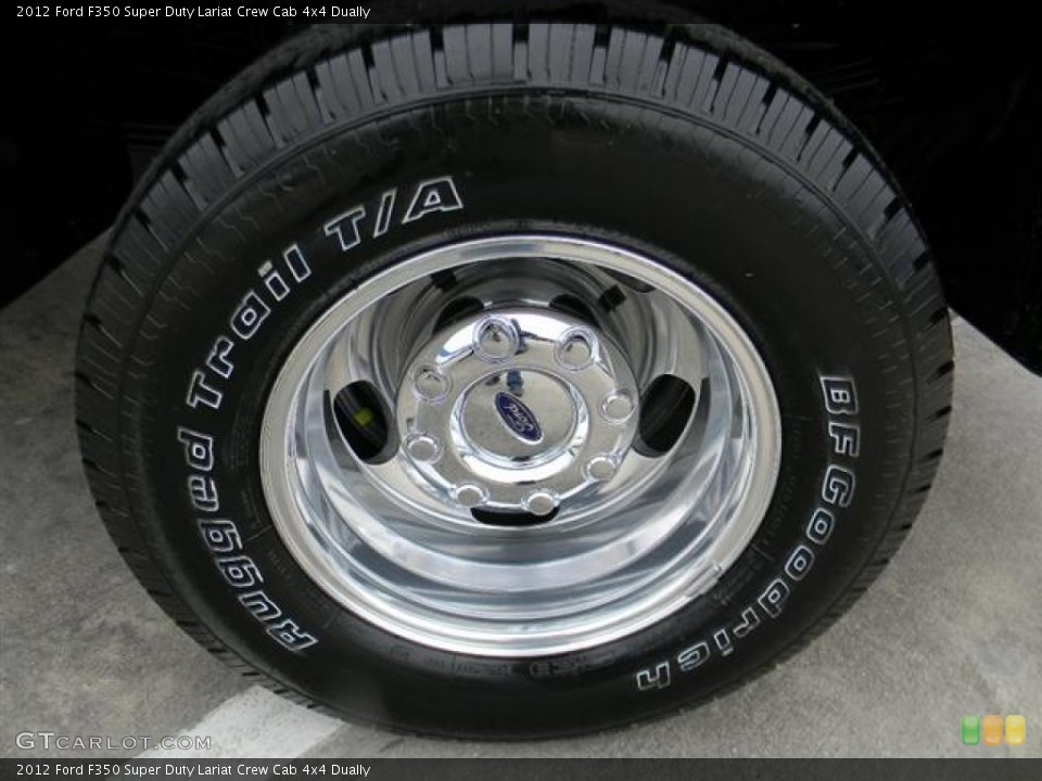 2012 Ford F350 Super Duty Lariat Crew Cab 4x4 Dually Wheel and Tire Photo #58152968