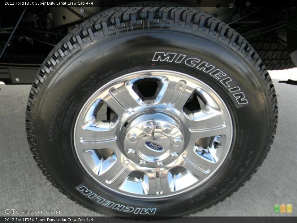 2012 Ford F350 Super Duty Lariat Crew Cab 4x4 Wheel and Tire Photo #58153184