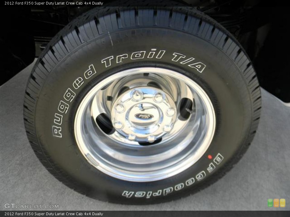2012 Ford F350 Super Duty Lariat Crew Cab 4x4 Dually Wheel and Tire Photo #58153292