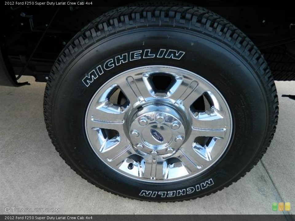 2012 Ford F250 Super Duty Lariat Crew Cab 4x4 Wheel and Tire Photo #58154000