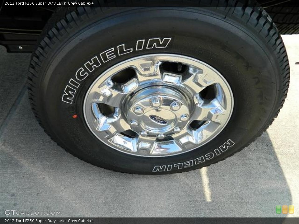 2012 Ford F250 Super Duty Lariat Crew Cab 4x4 Wheel and Tire Photo #58154465