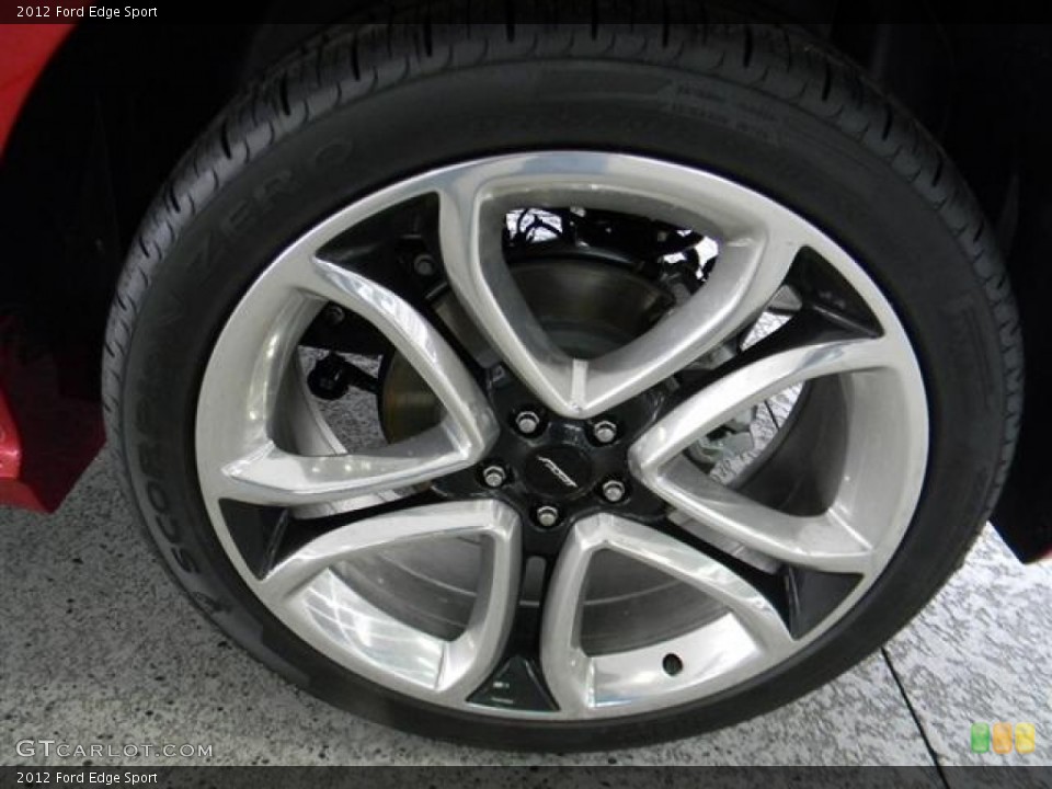 2012 Ford Edge Sport Wheel and Tire Photo #58155707