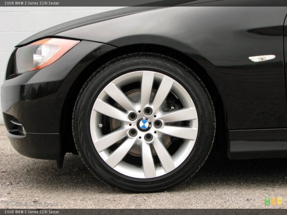 2008 BMW 3 Series 328i Sedan Wheel and Tire Photo #58156727