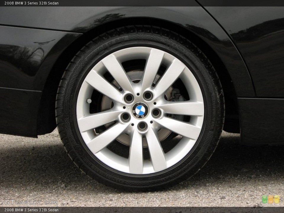 2008 BMW 3 Series 328i Sedan Wheel and Tire Photo #58156745