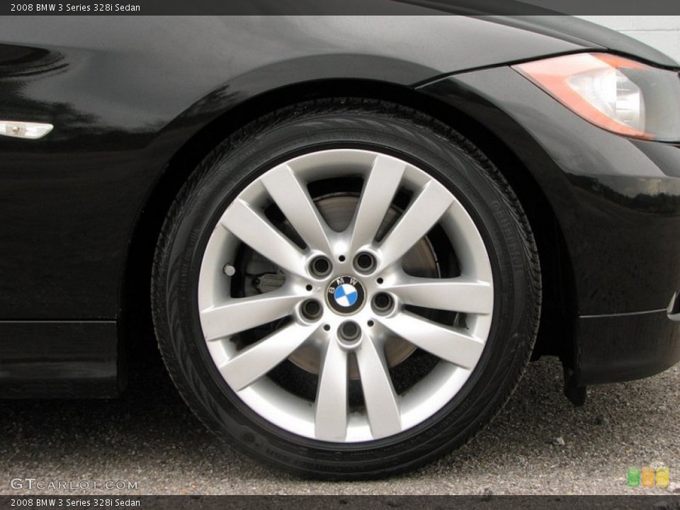 2008 BMW 3 Series 328i Sedan Wheel and Tire Photo #58156751