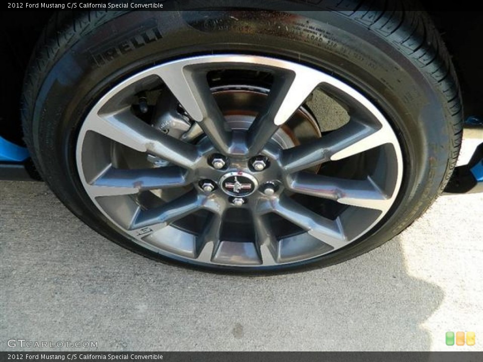 2012 Ford Mustang C/S California Special Convertible Wheel and Tire Photo #58159820