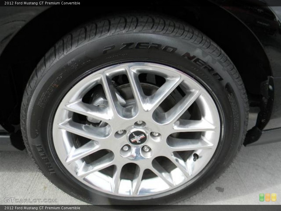 2012 Ford Mustang GT Premium Convertible Wheel and Tire Photo #58160522