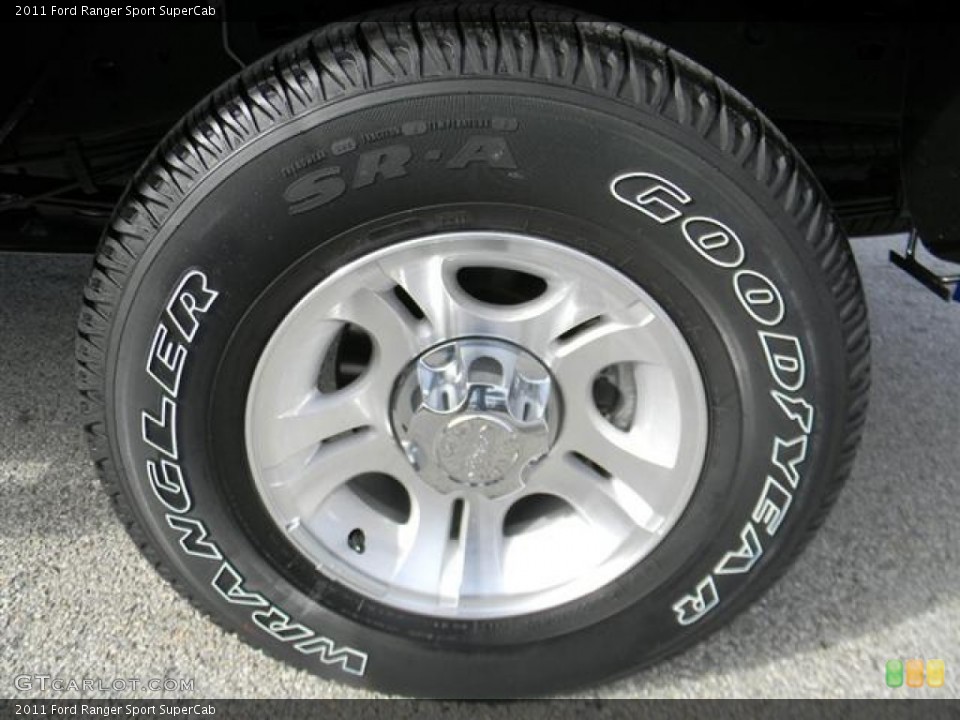 2011 Ford Ranger Sport SuperCab Wheel and Tire Photo #58161527