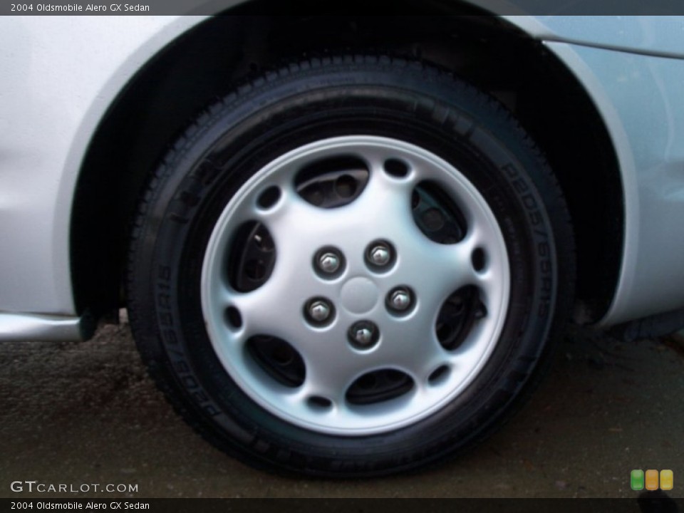 2004 Oldsmobile Alero GX Sedan Wheel and Tire Photo #58164925