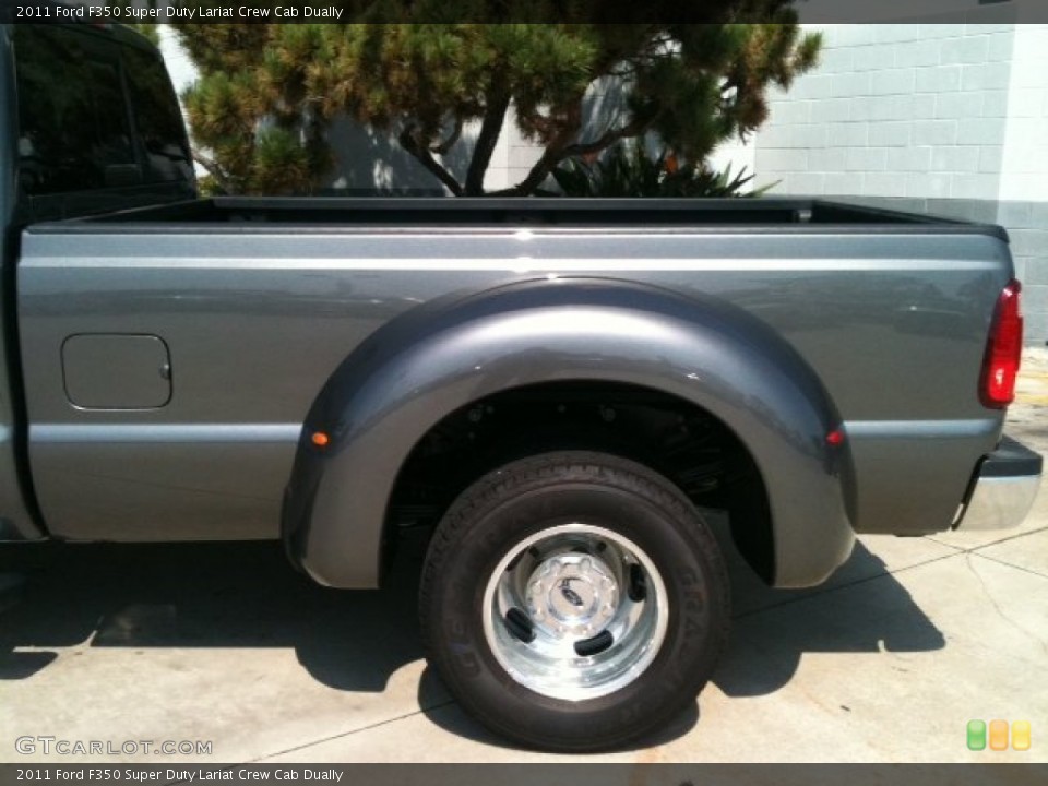 2011 Ford F350 Super Duty Lariat Crew Cab Dually Wheel and Tire Photo #58165649