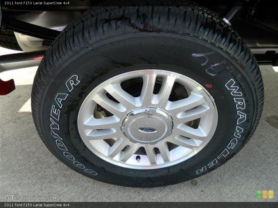 2011 Ford F150 Lariat SuperCrew 4x4 Wheel and Tire Photo #58167135