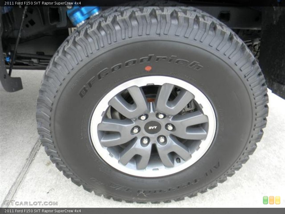 2011 Ford F150 SVT Raptor SuperCrew 4x4 Wheel and Tire Photo #58167767