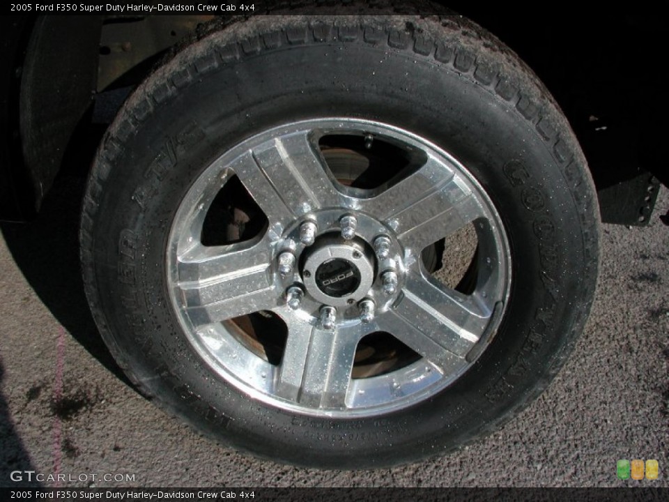 2005 Ford F350 Super Duty Harley-Davidson Crew Cab 4x4 Wheel and Tire Photo #58168100