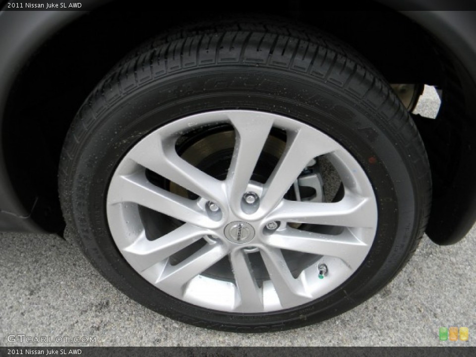 2011 Nissan Juke SL AWD Wheel and Tire Photo #58175852