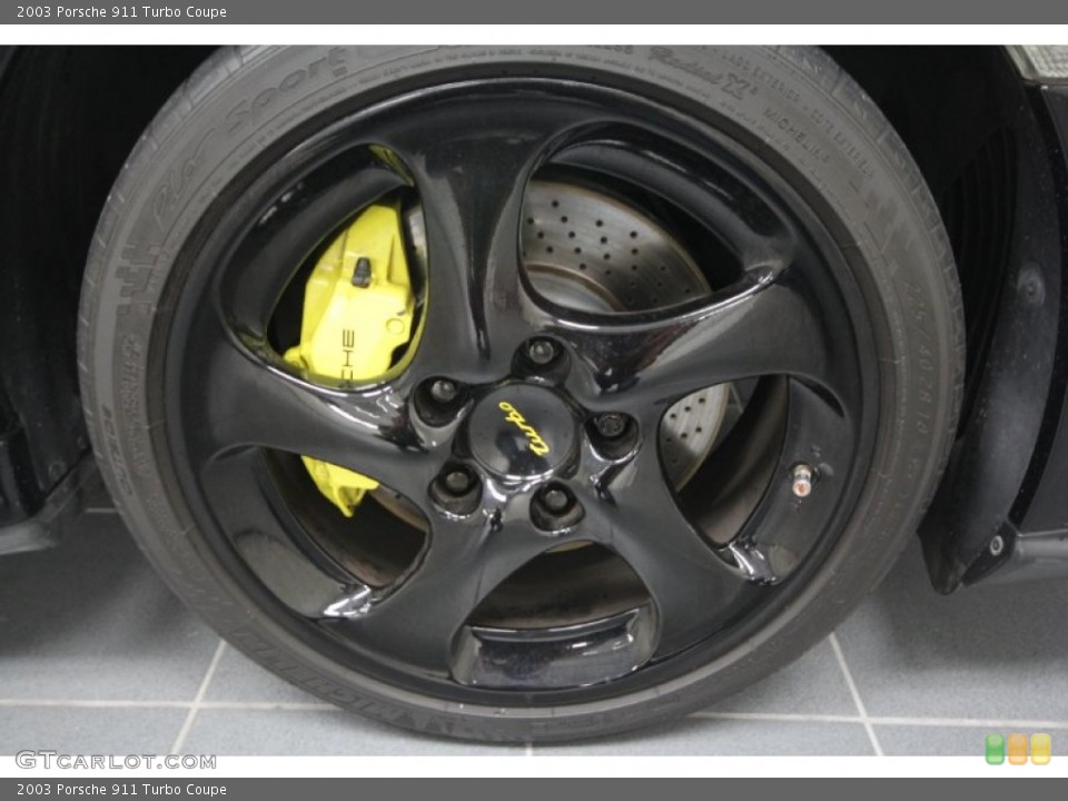 2003 Porsche 911 Turbo Coupe Wheel and Tire Photo #58179809