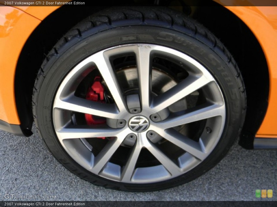 2007 Volkswagen GTI 2 Door Fahrenheit Edition Wheel and Tire Photo #58181279