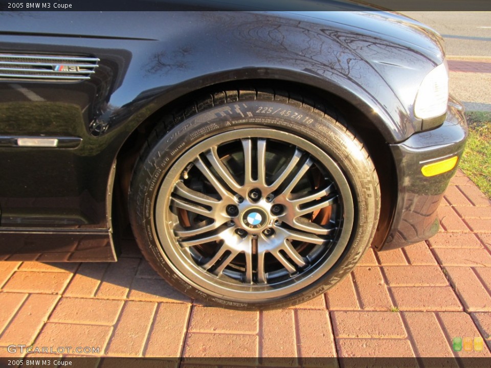 2005 BMW M3 Coupe Wheel and Tire Photo #58182587