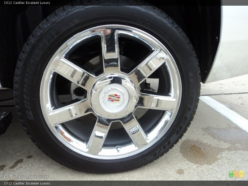 2012 Cadillac Escalade Luxury Wheel and Tire Photo #58186515