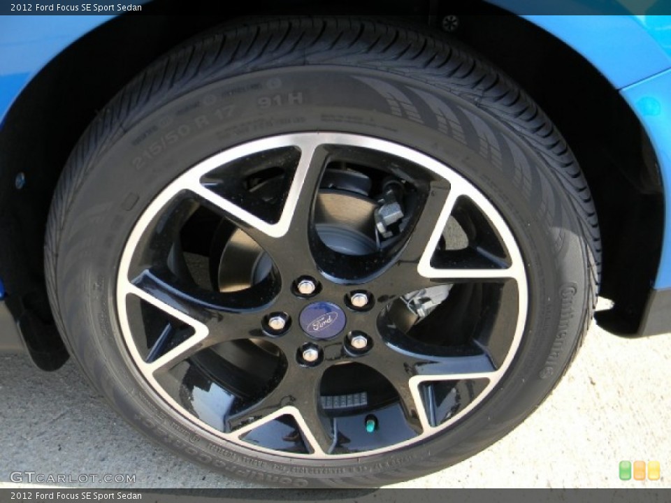 2012 Ford Focus SE Sport Sedan Wheel and Tire Photo #58192567