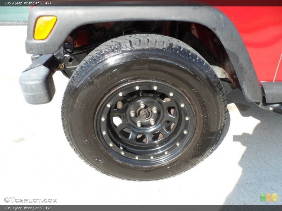 1999 Jeep Wrangler Custom Wheel and Tire Photo #58199027