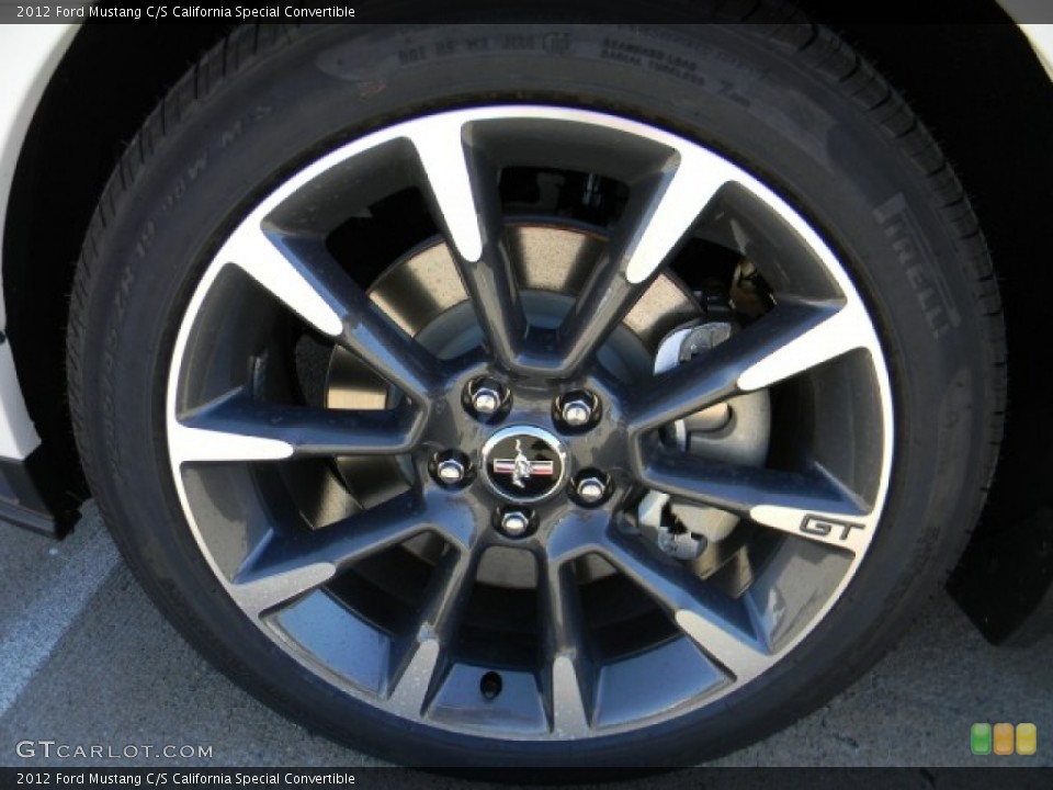 2012 Ford Mustang C/S California Special Convertible Wheel and Tire Photo #58199234