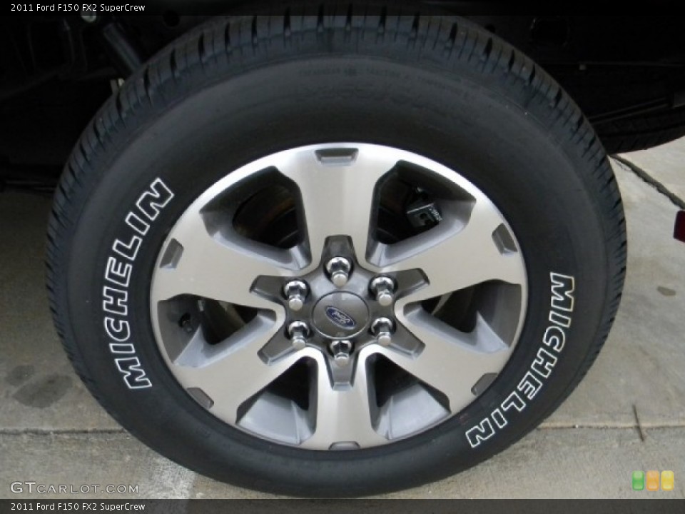 2011 Ford F150 FX2 SuperCrew Wheel and Tire Photo #58199855