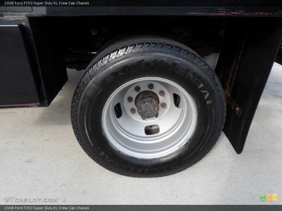 2008 Ford F350 Super Duty XL Crew Cab Chassis Wheel and Tire Photo #58200155