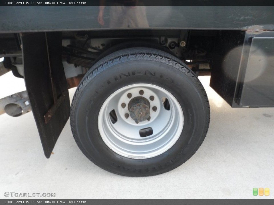 2008 Ford F350 Super Duty XL Crew Cab Chassis Wheel and Tire Photo #58200158