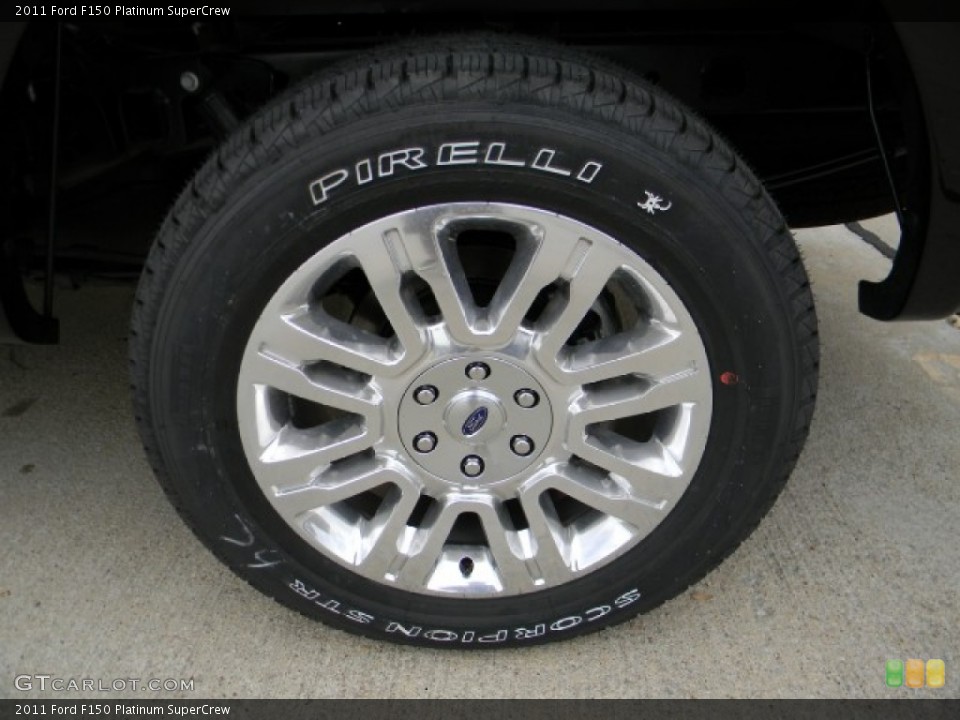 2011 Ford F150 Platinum SuperCrew Wheel and Tire Photo #58201727