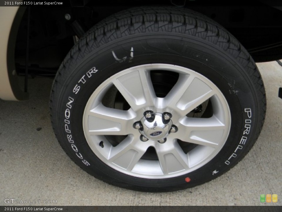 2011 Ford F150 Lariat SuperCrew Wheel and Tire Photo #58201916