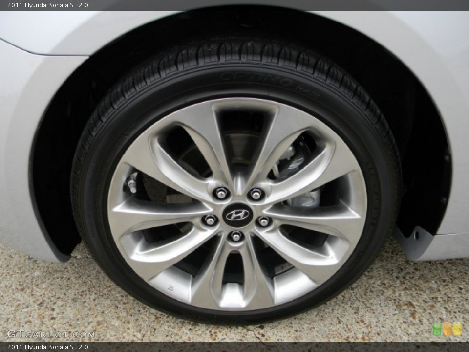 2011 Hyundai Sonata SE 2.0T Wheel and Tire Photo #58204851