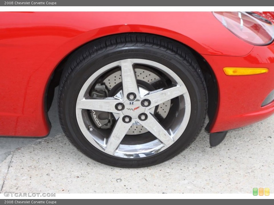 2008 Chevrolet Corvette Coupe Wheel and Tire Photo #58207289