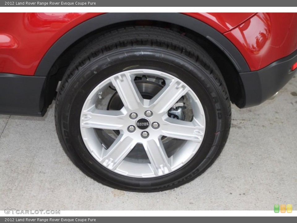 2012 Land Rover Range Rover Evoque Coupe Pure Wheel and Tire Photo #58208420