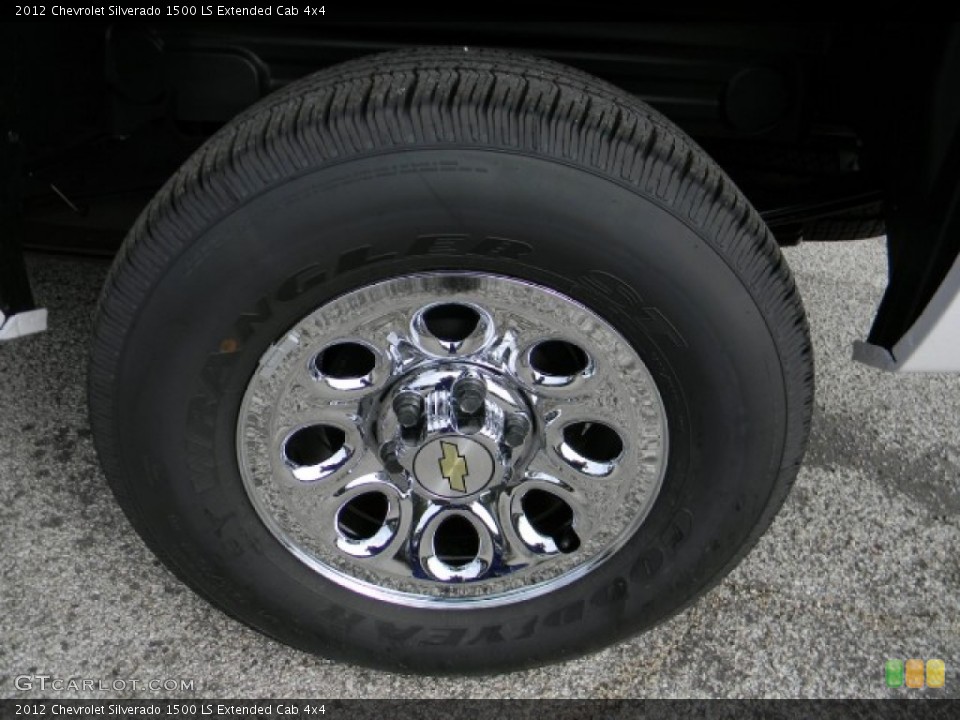 2012 Chevrolet Silverado 1500 LS Extended Cab 4x4 Wheel and Tire Photo #58217617