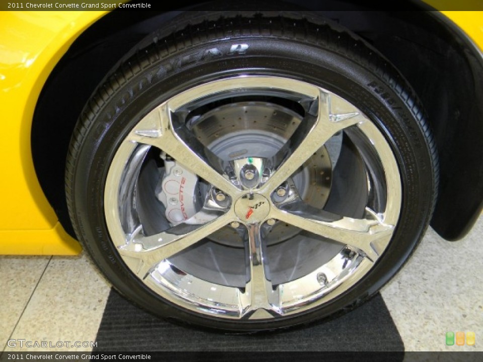 2011 Chevrolet Corvette Grand Sport Convertible Wheel and Tire Photo #58231124