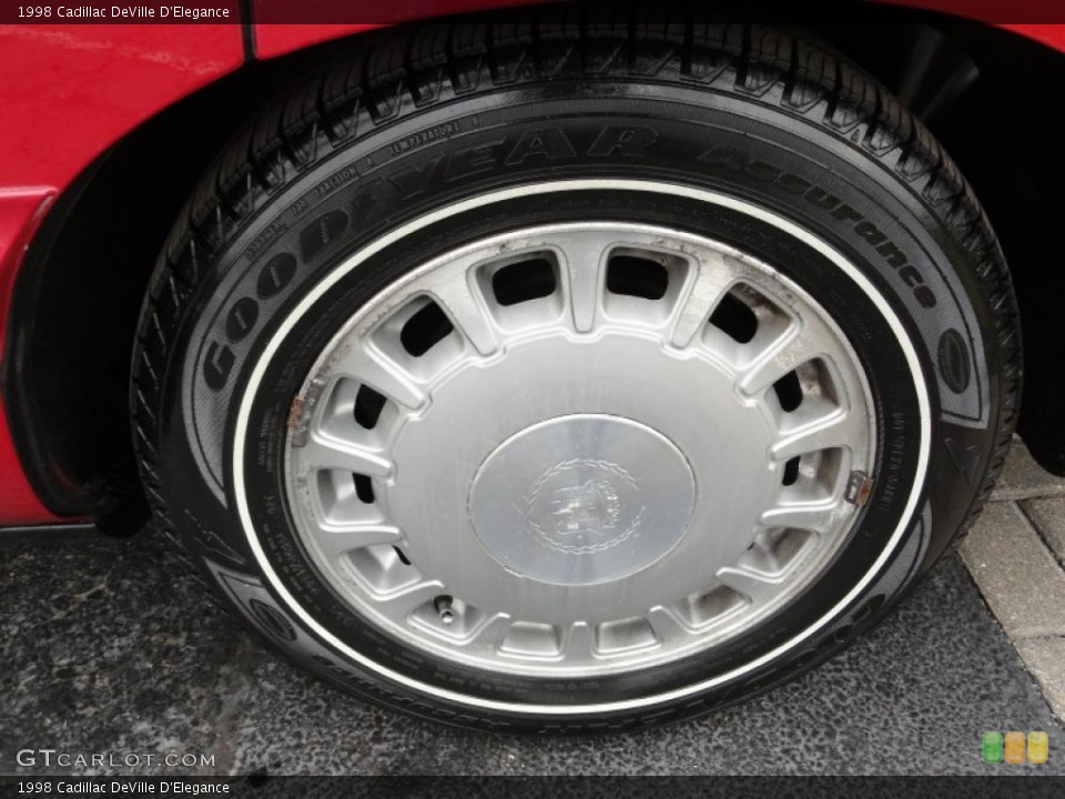 1998 Cadillac DeVille D'Elegance Wheel and Tire Photo #58237012