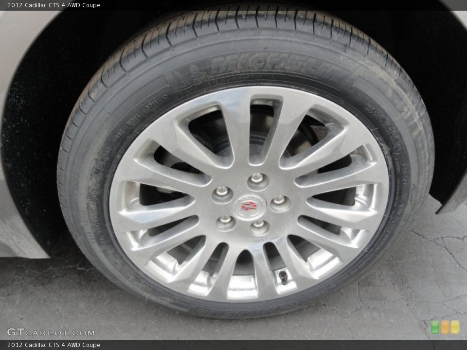 2012 Cadillac CTS 4 AWD Coupe Wheel and Tire Photo #58237497