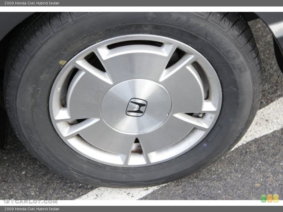 2009 Honda Civic Hybrid Sedan Wheel and Tire Photo #58242742