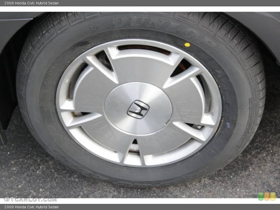 2009 Honda Civic Hybrid Sedan Wheel and Tire Photo #58242751