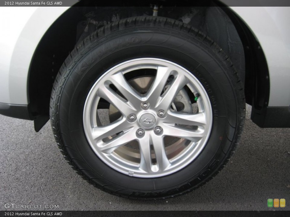 2012 Hyundai Santa Fe GLS AWD Wheel and Tire Photo #58256971