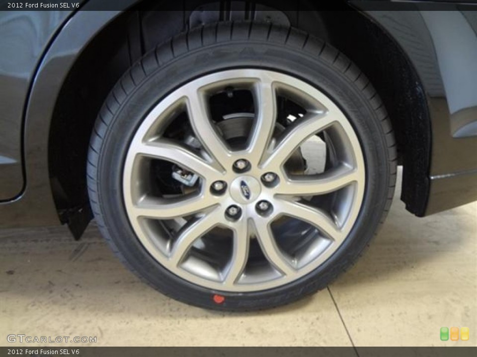 2012 Ford Fusion SEL V6 Wheel and Tire Photo #58260727