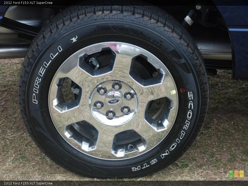 2012 Ford F150 XLT SuperCrew Wheel and Tire Photo #58262935