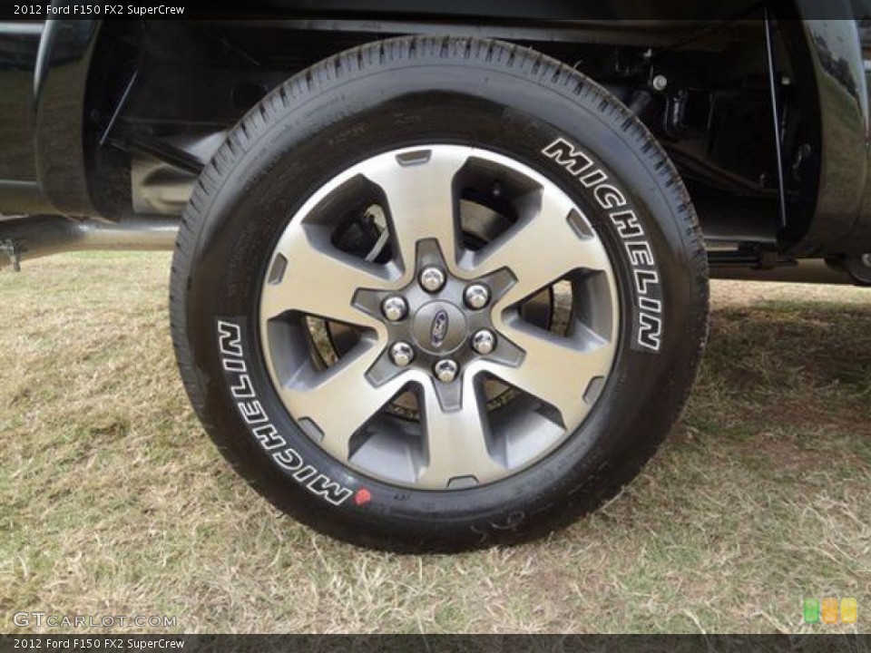 2012 Ford F150 FX2 SuperCrew Wheel and Tire Photo #58263592