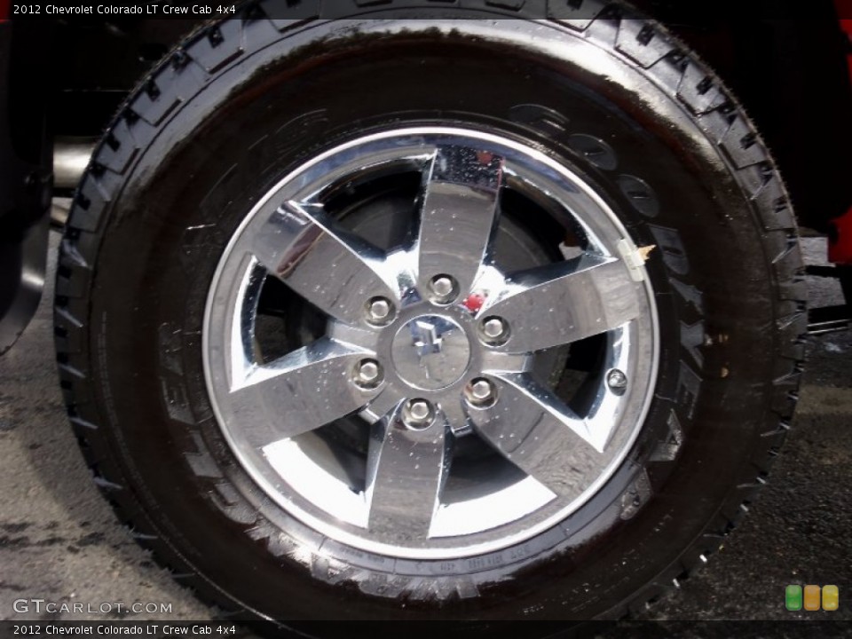 2012 Chevrolet Colorado LT Crew Cab 4x4 Wheel and Tire Photo #58263669